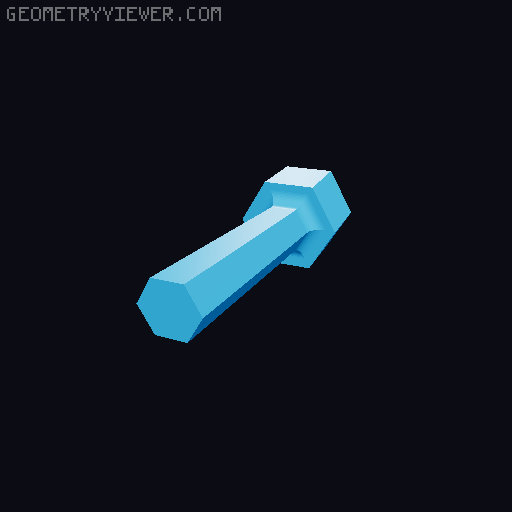 HSW Pins / Hooks 3D model thumbnail