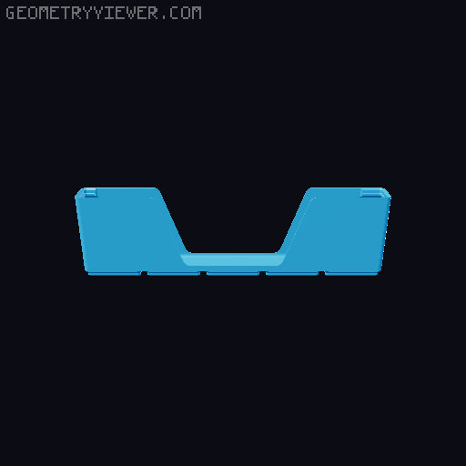 Gridfinity wall cutout collection 3D model thumbnail