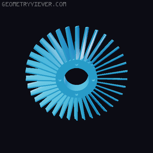 J57 turbojet Engine and stand 3D model thumbnail