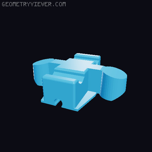 Wooden railway bridge system for Fischertechnik 3D model thumbnail