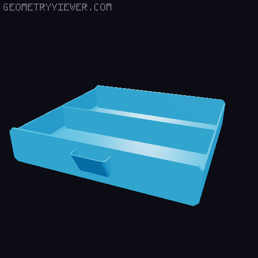 Modular Organizer 3D model thumbnail