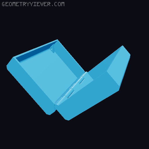 Pop-up Gift Card Box 3D model thumbnail