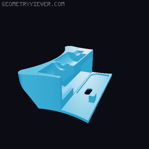 Hollow Clock V 3D model thumbnail