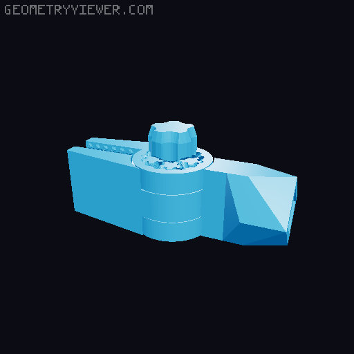 Modular Toy Robot Arm 3D model thumbnail