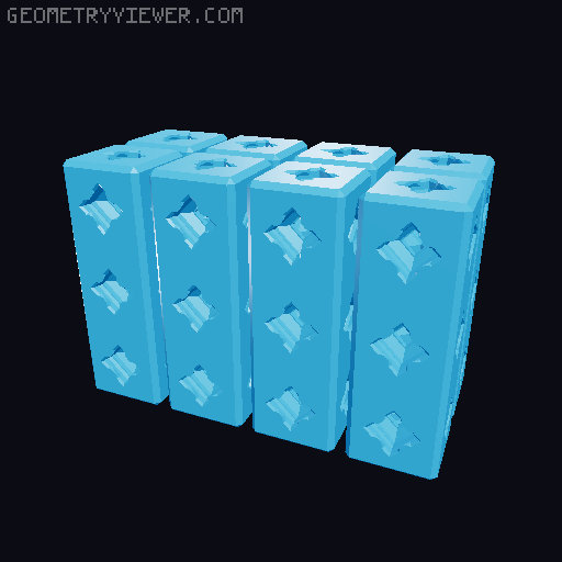 Tak PrintABlok - A Beautiful Strategy Board Game 3D model thumbnail