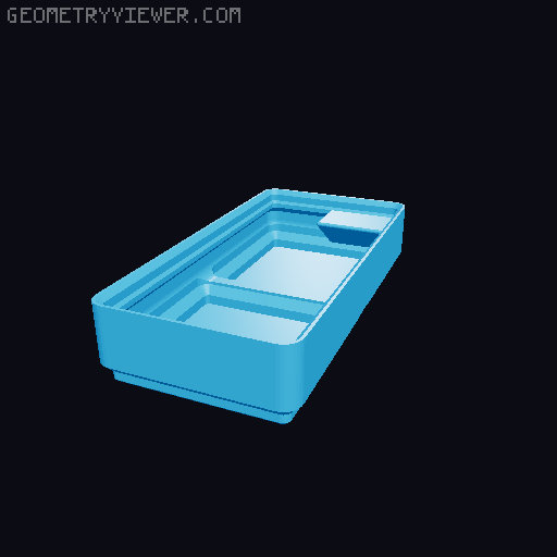 Gridfinity cups height 2 (18mm) collection 3D model thumbnail