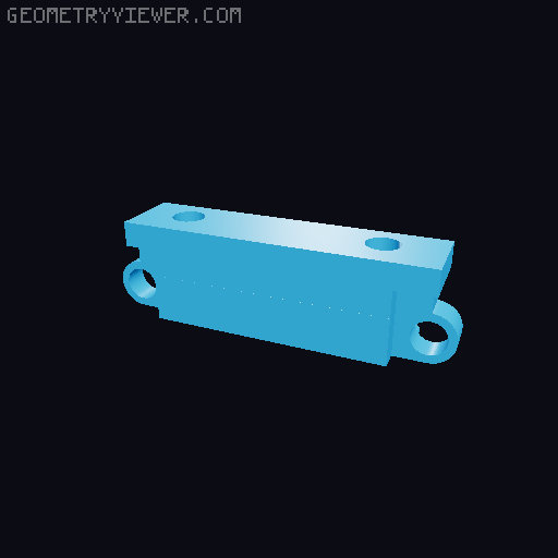 DragonBurner for THE 100 v1.1 mount 3D model thumbnail