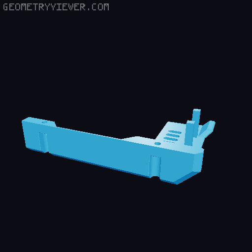 Raspberry Pi B+, 2 B, 3 B, 3 B+ Case (REMIXED) 3D model thumbnail