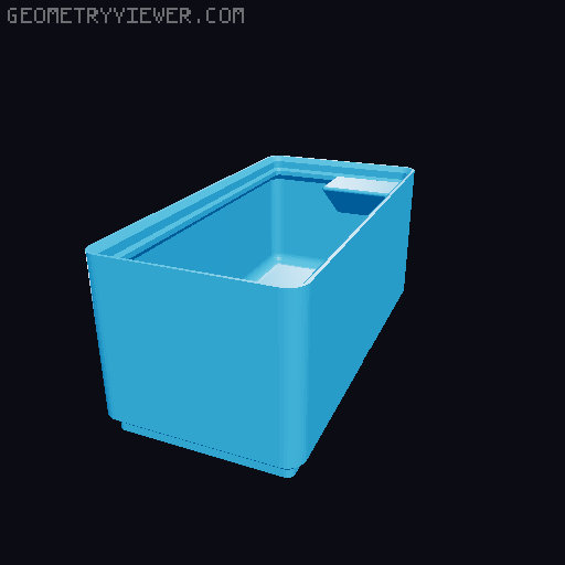 Gridfinity cups height 5 (39mm) collection 3D model thumbnail