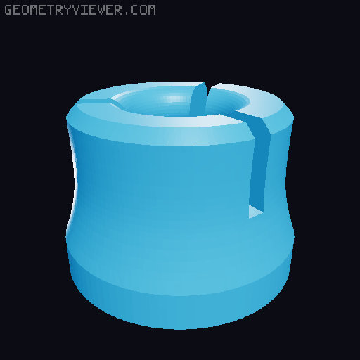 Strong Printable Clamp 3D model thumbnail