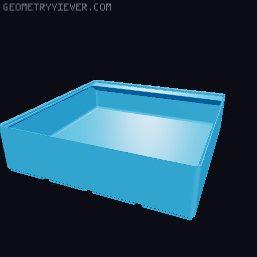 Gridfinity cups height 6 (46mm) collection 3D model thumbnail