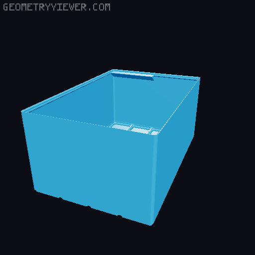 Gridfinity cups height 16 (116mm) collection 3D model thumbnail