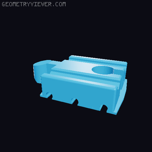 Wooden railway bridge system for Fischertechnik 3D model thumbnail