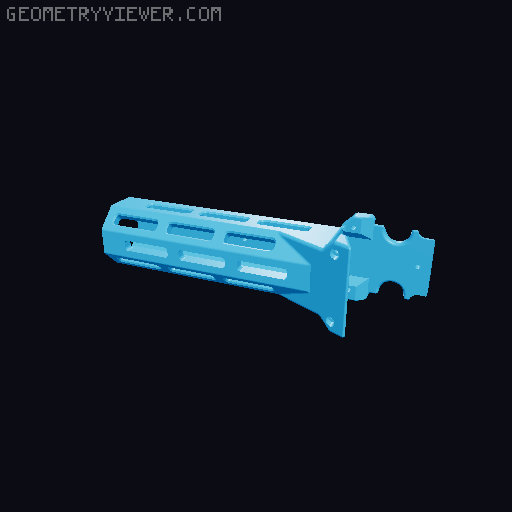 Handguard for Gryphon Cage 3D model thumbnail