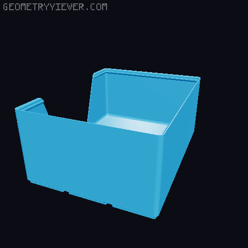 Gridfinity wall cutout collection 3D model thumbnail