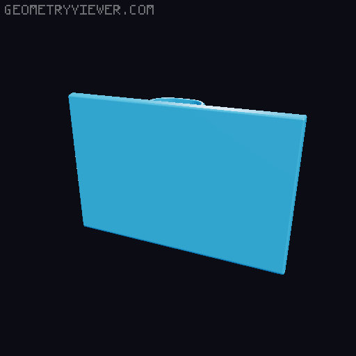 Poubelle Megane E-Tech, Scenic E-Tech 3D model thumbnail