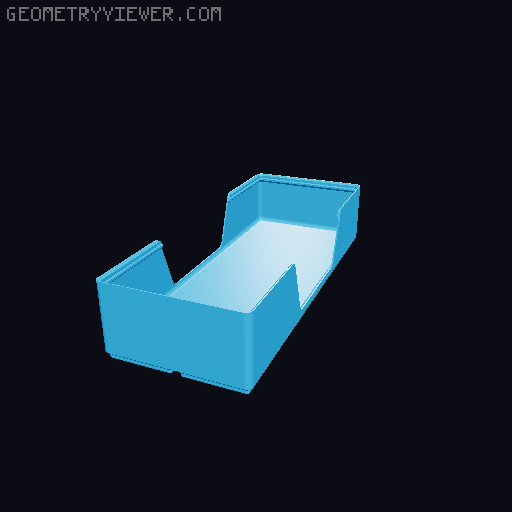 Gridfinity wall cutout collection 3D model thumbnail