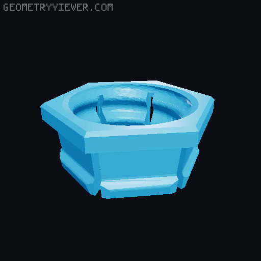 Screwiverse Insert and Screw for Standard Honeycomb Storage Wall (HSW) Fasteners 3D model thumbnail