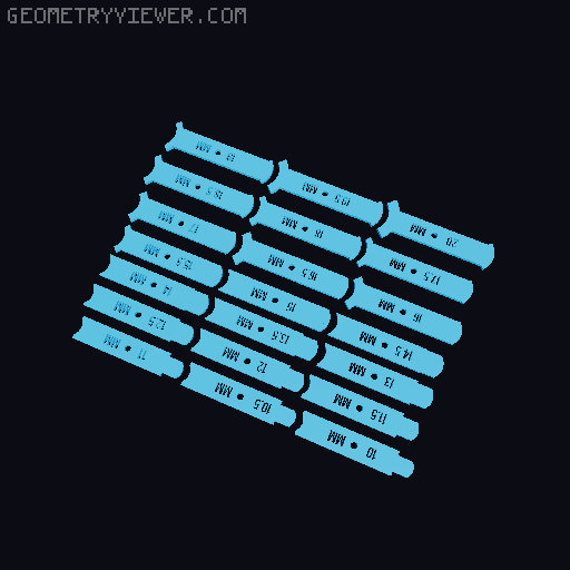 Printable "Precision" Measuring Tools 3D model thumbnail