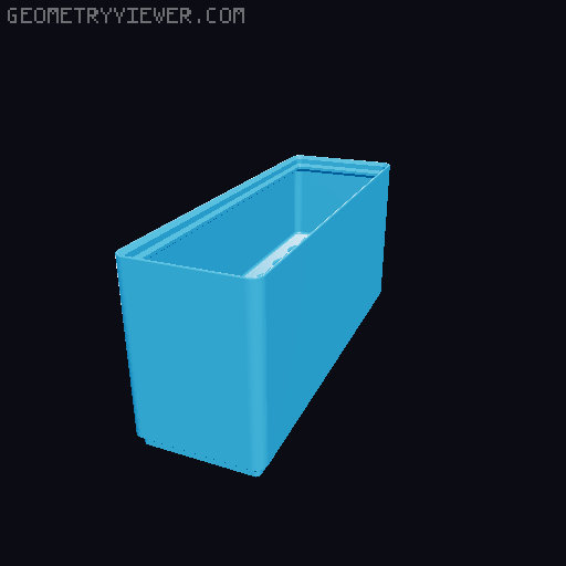 Gridfinity Stackable socket holders 3D model thumbnail