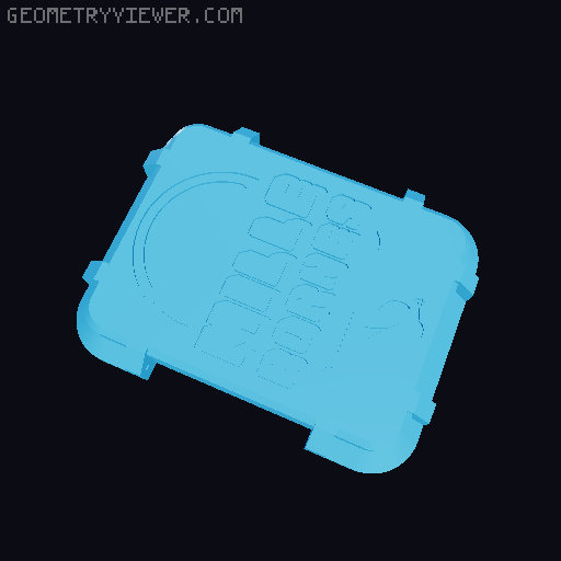 Boîte de Jeu de cartes Mille Bornes 3D model thumbnail