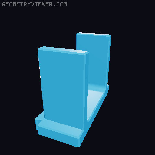 Modular Handgun Safe Stands 3D model thumbnail