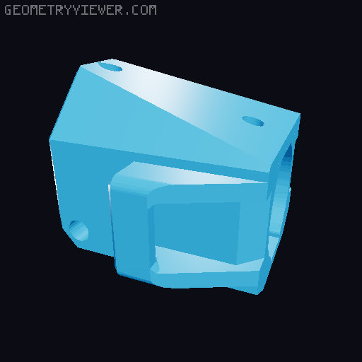 Solenoid Gryphon Neutron files, buffer tube, etc 3D model thumbnail
