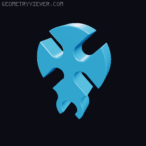 Cable Clip 3D model thumbnail
