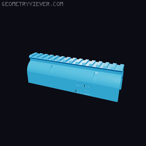 Picatinny für Diana Mod .22 Luftgewehr 3D model thumbnail