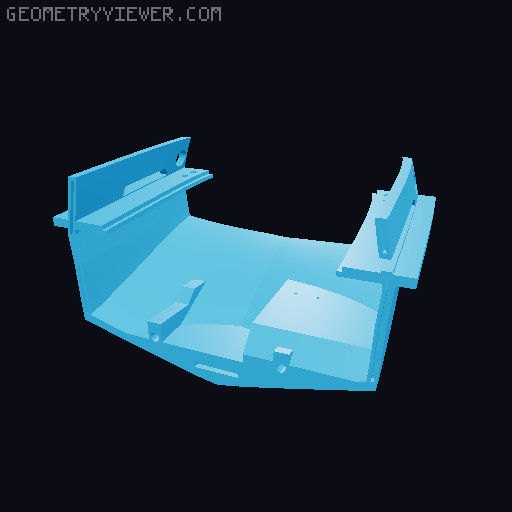 RC Boat 134 parts - 1907 TUG from DAMEN 3D model thumbnail