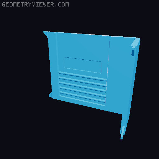 AFA - Galaxy - 4.5" Scale - Data's Quarters 3D model thumbnail