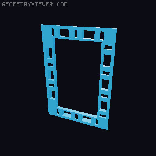Mini Vault with Lever Tumbler Lock 3D model thumbnail