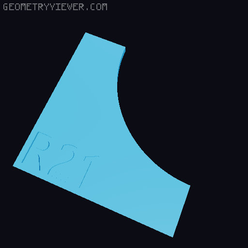 Radius Gauge - Convex & Concave 3D model thumbnail