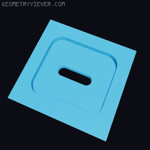GoPro Hero 11 Mini USB Pass-Through Door 3D model thumbnail