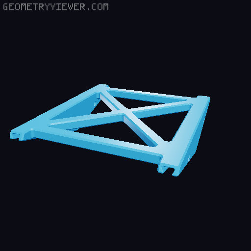 KYZ HSW x Gridfinity Organiser - Mini - Fully Printable 3D model thumbnail