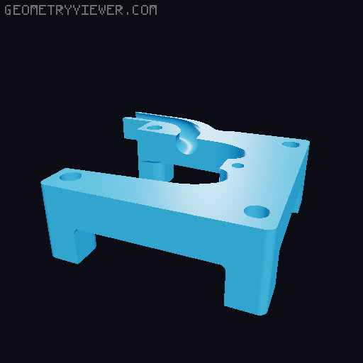 6DoF Robot Arm (Six-Axis 3D printed Robotic Arm) 3D model thumbnail