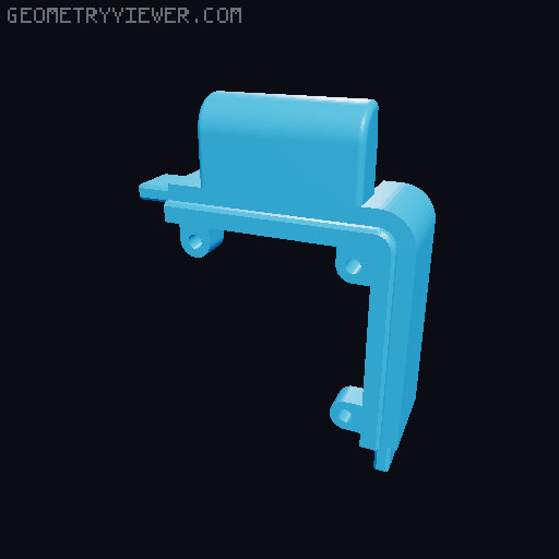 K1 Max hinged riser lid 3D model thumbnail