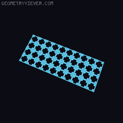 Thin Gridfinity Magnet Base - up to 12x12 3D model thumbnail
