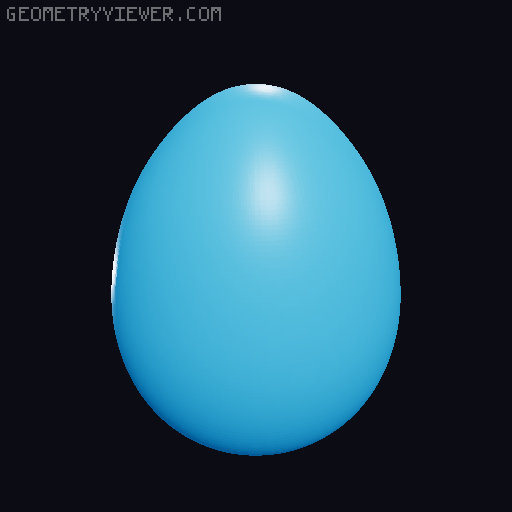 Egg Knobs 3D model thumbnail
