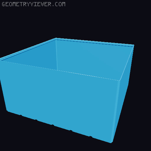 Gridfinity cups height 18 (130mm) collection 3D model thumbnail