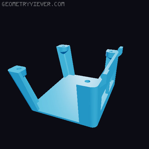 3D Printed RC Articulated Dump Truck 3D model thumbnail