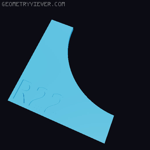 Radius Gauge - Convex & Concave 3D model thumbnail