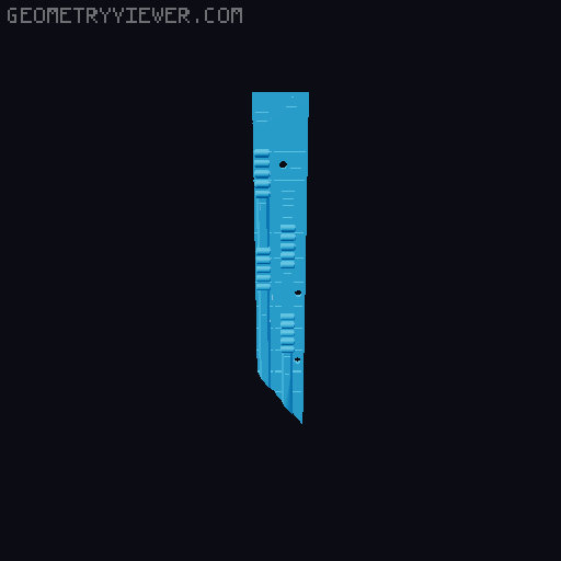 BC-304 from Stargate 3D model thumbnail