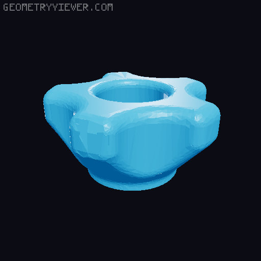 Temporary Shower Head Holder for Hanging on Shower Valve 3D model thumbnail