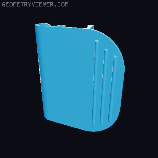 Drying Rack Locking Clip Generator 3D model thumbnail