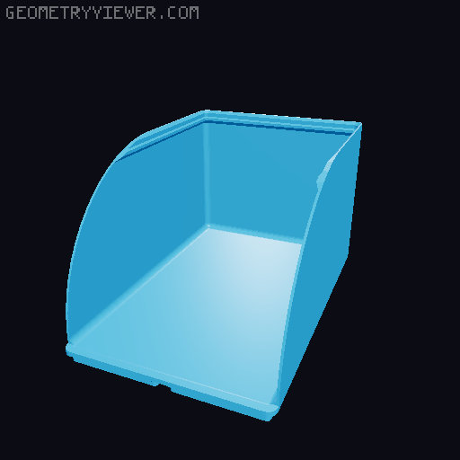 Gridfinity rouded bins collection all sizes 3D model thumbnail