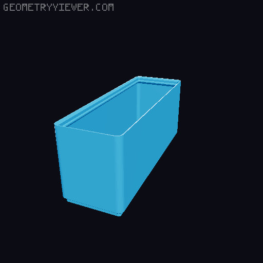 Gridfinity Bin Generator 3D model thumbnail