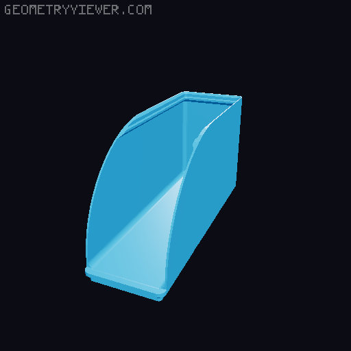 Gridfinity rouded bins collection all sizes 3D model thumbnail