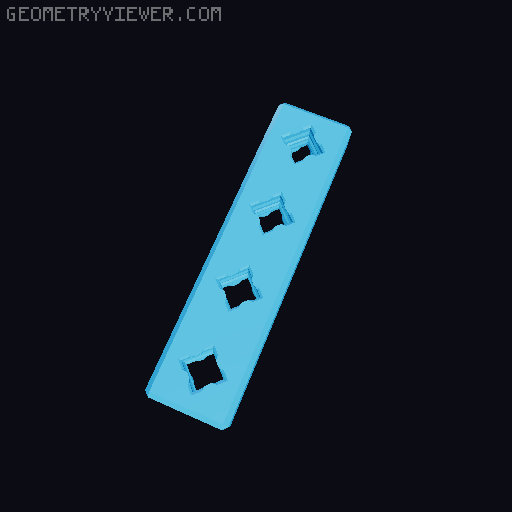 PrintABlok.....longer, wider, diagonaler 3D model thumbnail