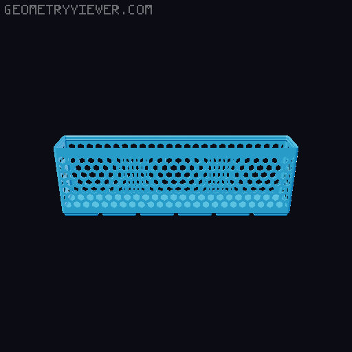 Gridfinity Hex Bins all sizes 3D model thumbnail
